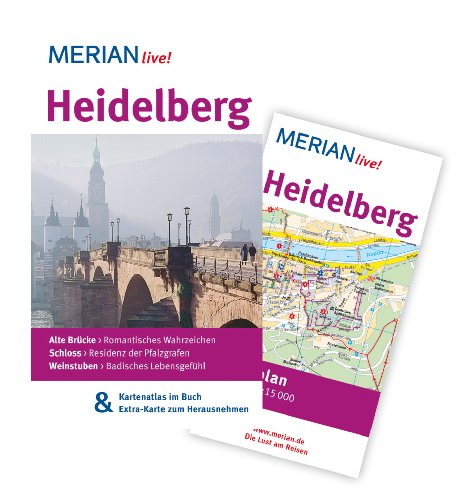 Stock image for Heidelberg: Mit Kartenatlas im Buch und Extra-Karte zum Herausnehmen (MERIAN live) for sale by medimops