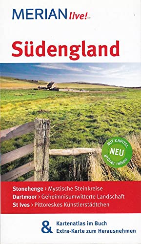 MERIAN live! ~ Reiseführer Südengland : Mit Kartenatlas im Buch und Extra-Karte zum Herausnehmen. - Wöbcke, Manfred