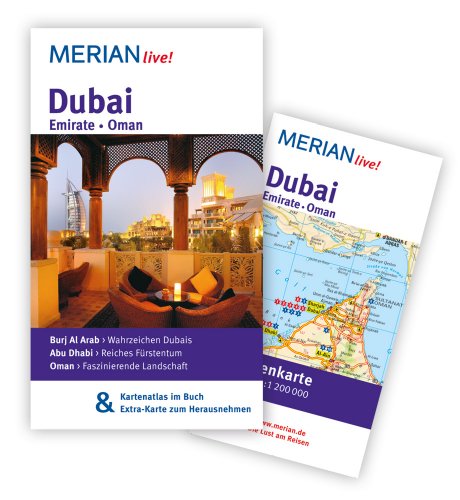 9783834213808: Dubai Emirate Oman: MERIAN live! - Mit Kartenatlas im Buch und Extra-Karte zum Herausnehmen