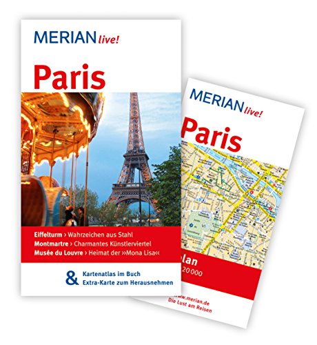9783834214713: Paris: MERIAN live! - Mit Kartenatlas im Buch und Extra-Karte zum Herausnehmen