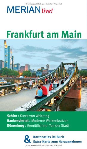 9783834216069: Frankfurt am Main: MERIAN live! - Mit Kartenatlas im Buch und Extra-Karte zum Herausnehmen