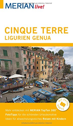 9783834219459: MERIAN live! Reisefhrer Cinque Terre, Ligurien, Genua: Mit Extra-Karte zum Herausnehmen