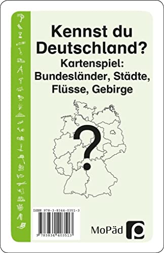 Beispielbild fr Kennst du Deutschland?: Kartenspiel: Bundeslnder, Stdte, Flsse, Gebirge. 3./4. Klasse zum Verkauf von medimops