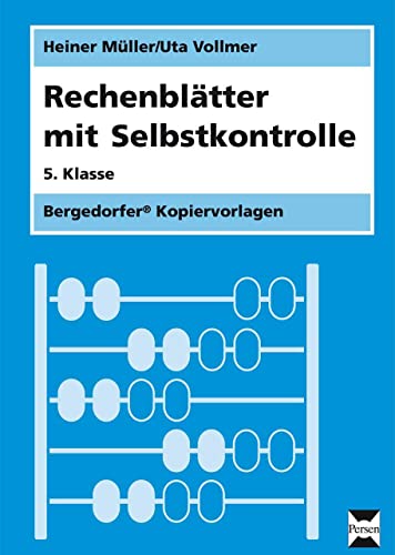 Stock image for Rechenbltter mit Selbstkontrolle. 5. Schuljahr for sale by GreatBookPrices