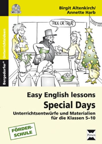 9783834431950: Special Days (Easy English Lessons): Unterrichtsentwrfe und Materialien fr die Klassen 5 - 10
