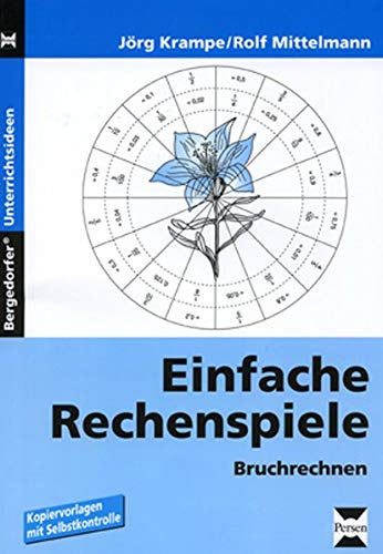 9783834437068: Einfache Rechenspiele. Bruchrechnen: Kopiervorlagen mit Selbstkontrolle