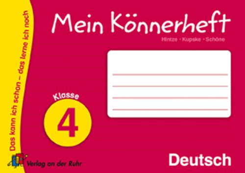 Beispielbild fr Mein Knnerheft - Deutsch Klasse 4 zum Verkauf von medimops
