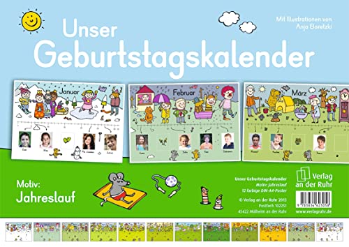 Unser Geburtstagskalender - Motiv: Jahreslauf - Redaktionsteam Verlag an der Ruhr