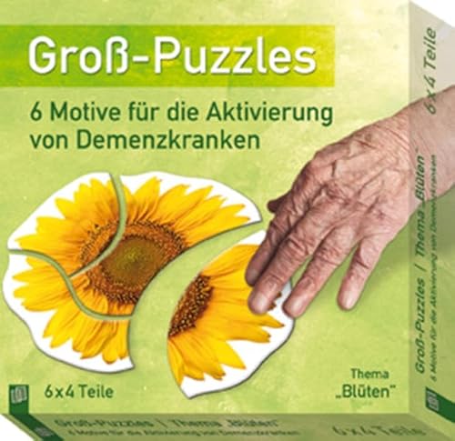 9783834623492: Gro-Puzzles: 6 Motive fr die Aktivierung von Demenzkranken: Thema "Blten"