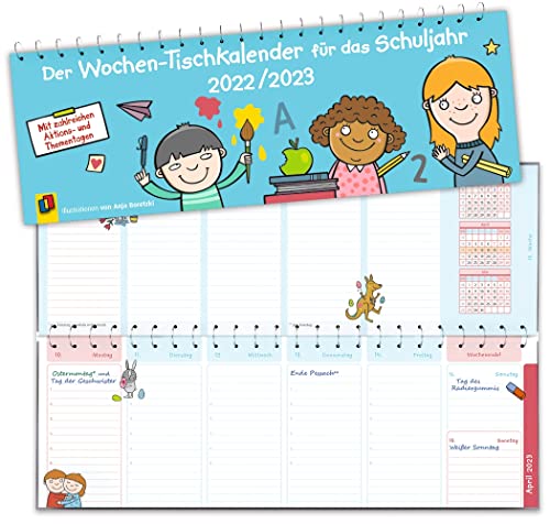 Beispielbild fr Der Wochen-Tischkalender fr das Schuljahr 2022/2023: Mit zahlreichen Aktions- und Thementagen zum Verkauf von medimops