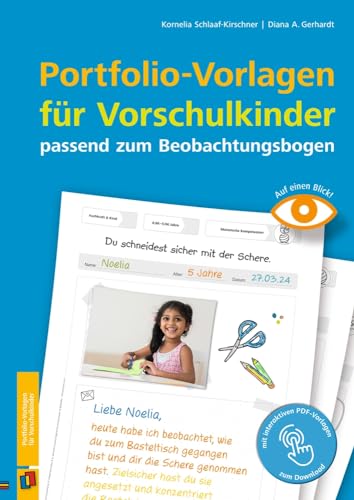 Stock image for Portfolio-Vorlagen fr Vorschulkinder ? passend zum Beobachtungsbogen for sale by GreatBookPrices