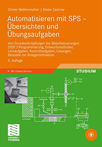 Beispielbild fr Automatisieren mit SPS - bersichten und bungsaufgaben: Von Grundverknpfungen bis Ablaufsteuerungen: STEP 7-Programmierung, Entwurfsmethoden, . Lsungen, Beispiele zur Anlagensimulation zum Verkauf von medimops