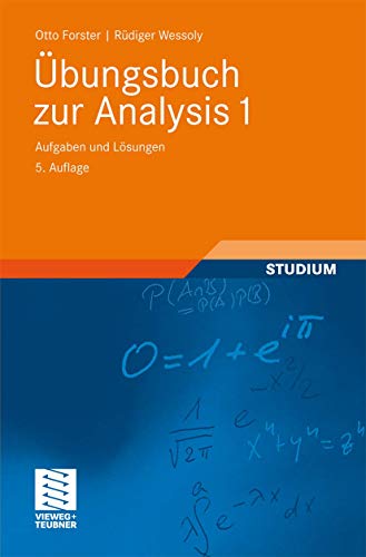 9783834812520: bungsbuch zur Analysis 1: Aufgaben und Lsungen