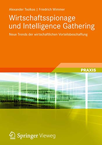 Beispielbild fr Wirtschaftsspionage Und Intelligence Gathering zum Verkauf von Blackwell's