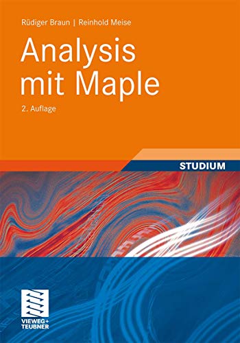 9783834815736: Analysis Mit Maple