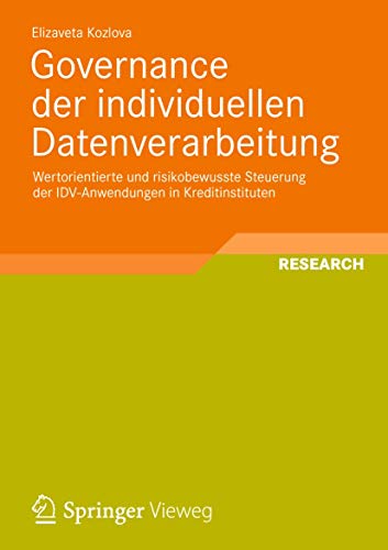 Stock image for Governance Der Individuellen Datenverarbeitung for sale by Kennys Bookshop and Art Galleries Ltd.