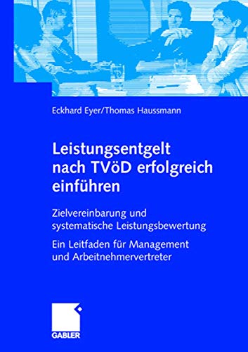 Stock image for Leistungsentgelt nach TVD erfolgreich einfhren for sale by medimops