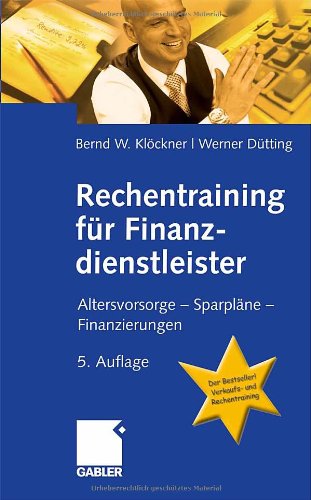 9783834904003: Rechentraining fnr Finanzdienstleister