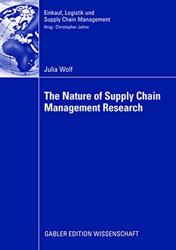 9783834909985: The Nature of Supply Chain Management Research: Insights from a Content Analysis of International Supply Chain Management Literature from 1990 to 2006
