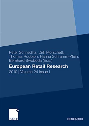 9783834922540: European Retail Research: 2010 volume 24 Issue I