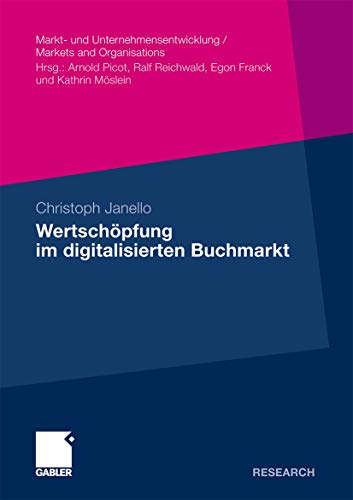 Stock image for Wertschopfung im digitalisierten Buchmarkt for sale by Chiron Media