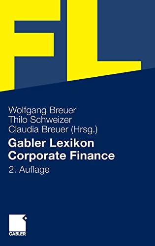 9783834929808: Gabler Lexikon Corporate Finance