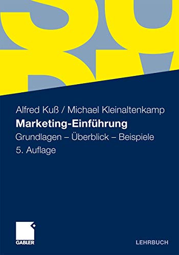 9783834930446: Marketing-einfuhrung: Grundlagen - Uberblick - Beispiele