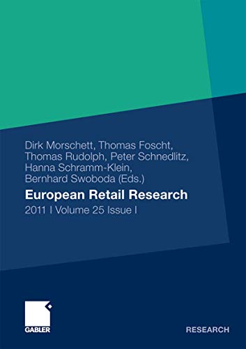 Imagen de archivo de European Retail Research 2011: Vol.25/1 a la venta por Revaluation Books