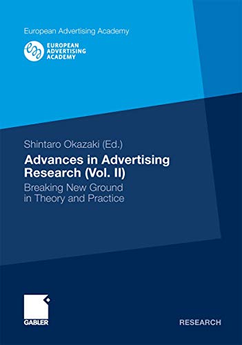 9783834931344: Advances in Advertising Research (Vol. 2): Breaking New Ground in Theory and Practice: v. 2 (European Advertising Academy)