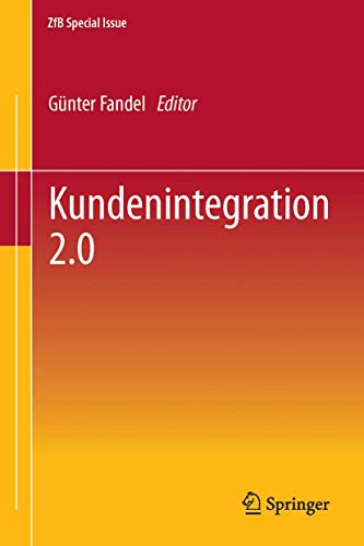Stock image for Kundenintegration 2.0 (ZfB Special Issue) for sale by medimops