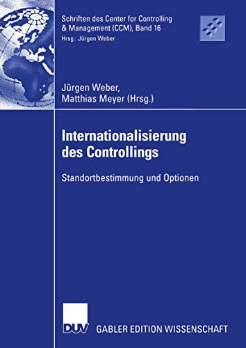 Stock image for Internationalisierung des Controllings : Standortbestimmung und Optionen for sale by Chiron Media