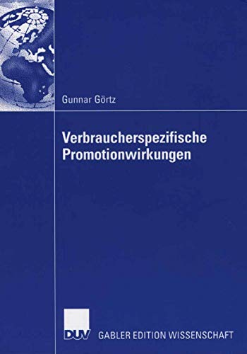 9783835003309: Verbraucherspezifische Promotionwirkungen (German Edition)