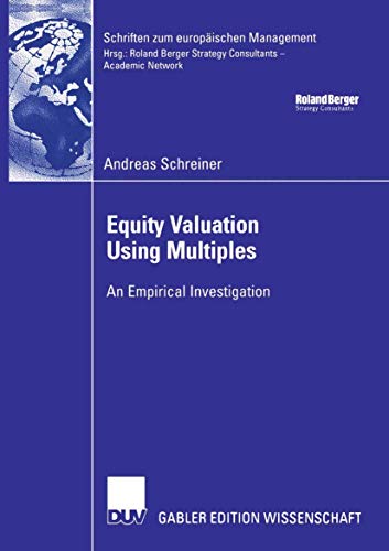 Imagen de archivo de Equity Valuation Using Multiples : An Empirical Investigation a la venta por Chiron Media
