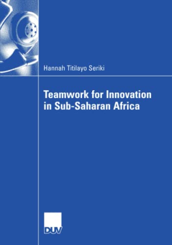 Beispielbild fr Teamwork for Innovation in Sub-Saharan Africa zum Verkauf von WorldofBooks