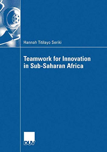 Stock image for Teamwork for Innovation in Sub-Saharan Africa for sale by WorldofBooks