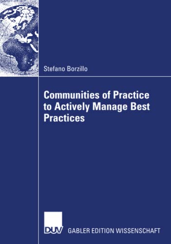 9783835007956: Communities of Practice to Actively Manage Best Practices