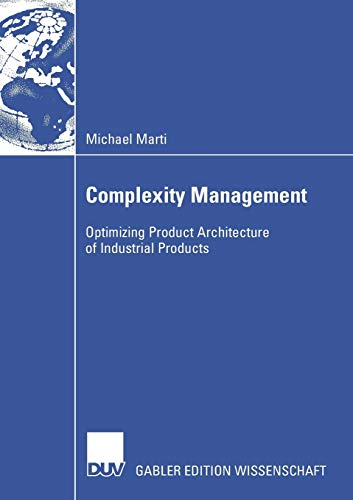 Beispielbild fr Complexity Management: Optimizing Product Architecture of Industrial Products zum Verkauf von Buchmarie