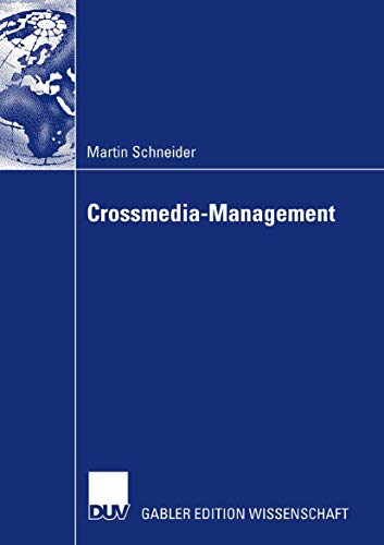 Beispielbild fr Crossmedia-Management (German Edition) zum Verkauf von medimops