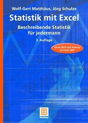 Stock image for Statistik mit Excel: Beschreibende Statistik fr jedermann for sale by medimops