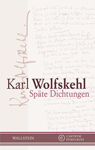 Beispielbild fr Spte Dichtungen -Language: german zum Verkauf von GreatBookPrices