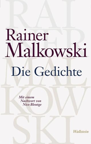 9783835305236: Die Gedichte: Mit einem Nachwort von Nico Bleutge