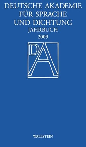 Beispielbild fr Deutsche Akademie fr Sprache und Dichtung: Jahrbuch 2009 zum Verkauf von medimops
