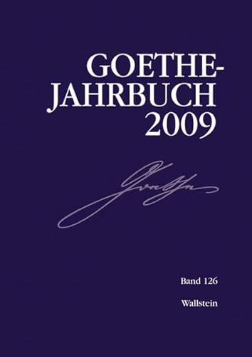 9783835307629: Goethe-Jahrbuch 2009: BD 126/2009