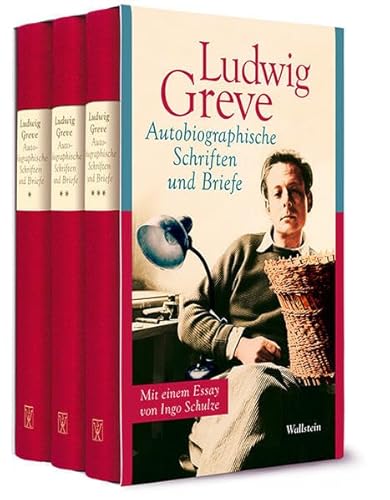 Autobiographische Schriften und Briefe. 3 Bände. Hrsg. von Friedrich Pfäfflin und Eva Dambacher. Mit einem Essay von Ingo Schulze. [eine gemeinsame Veröffentlichung der Deutschen Akademie für Sprache und Dichtung und der Wüstenrot Stiftung]. - Greve, Ludwig