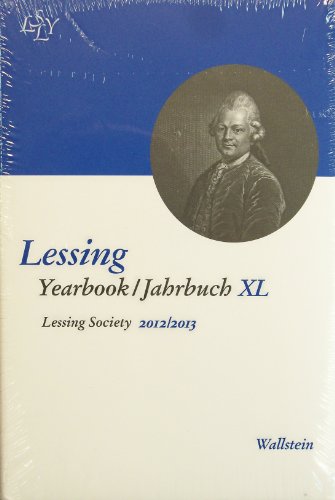 9783835312470: Lessing Yearbook /Jahrbuch / Lessing Yearbook / Jahrbuch XL, 2012/2013