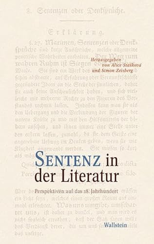 Sentenz in der Literatur.