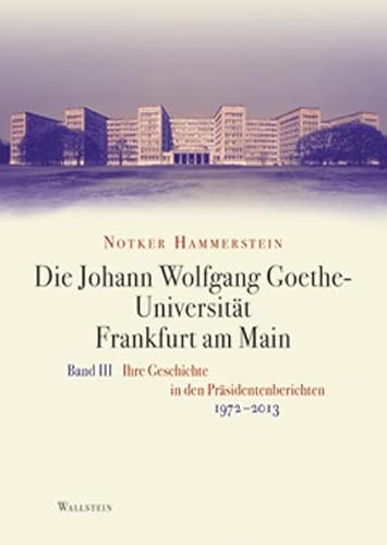 9783835315921: Hammerstein, N: Johann Wolfgang Goethe-Universitt 3