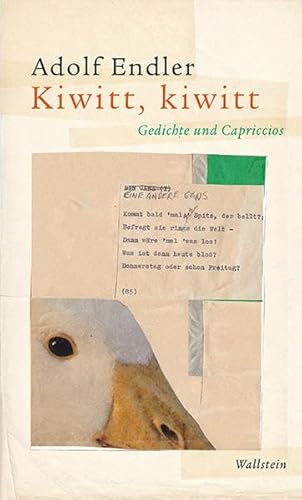 Beispielbild fr Kiwitt, kiwitt: Gedichte und Capriccios zum Verkauf von medimops