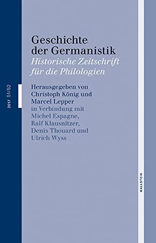 9783835331471: Geschichte der Germanistik