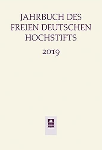 9783835335448: Jahrbuch des Freien Deutschen Hochstifts 2019